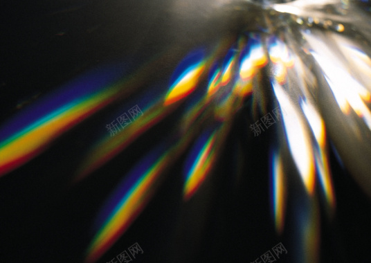 晶体折射光束元素背景