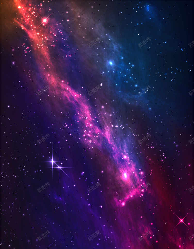 宇宙银河系科技海报背景矢量图ai设计背景_新图网 https://ixintu.com 壁画 天文 天文学 太空 宇宙 挂画 星星 星空 科技 科普 行星 银河 银河系 矢量图