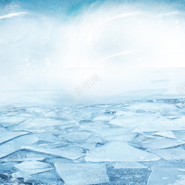 极地冰块冰箱空调主图背景背景
