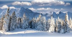 高山雪景高山雪景皑皑一片高清图片