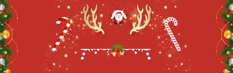 圣诞鹿角卡通简约红色bannerpsd设计背景_新图网 https://ixintu.com 元旦 元旦快乐 双蛋狂欢 圣 圣诞元素 圣诞快乐 圣诞树 圣诞海报 圣诞狂欢 圣诞老人 圣诞节 新年