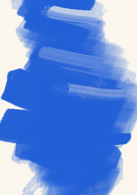 蓝色水彩抽象艺术背景矢量图背景