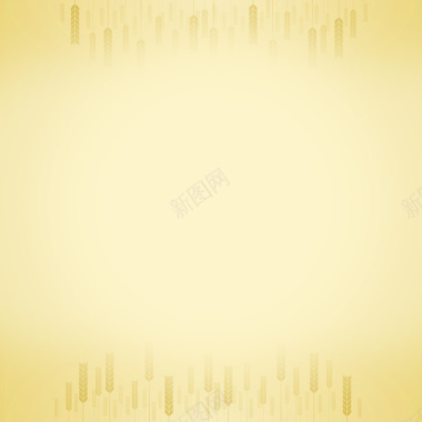 浅黄色麦子淘宝主图背景