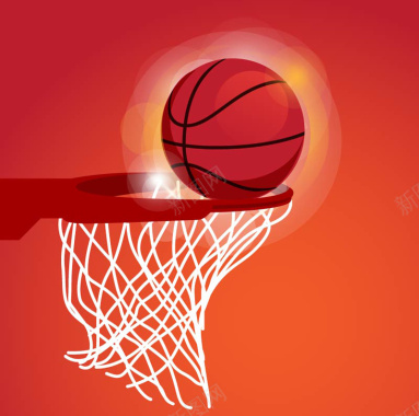 篮球望尘海报背景矢量图背景
