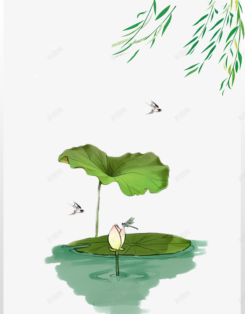 中国风莲花莲叶背景背景图片 素材7njjwueup 新图网 中国风莲花莲叶背景背景图片 素材7njjwueup 新图网