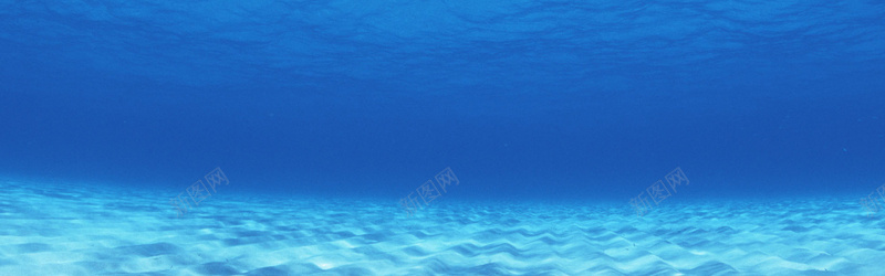 蓝色水底背景背景