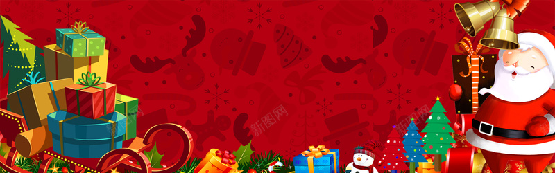 圣诞老人礼盒小清新简约红色bannerpsd设计背景_新图网 https://ixintu.com 元旦 元旦快乐 双蛋狂欢 圣 圣诞元素 圣诞快乐 圣诞树 圣诞海报 圣诞狂欢 圣诞老人 圣诞节 新年
