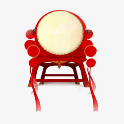 红色月圆中秋节中秋节红色灯笼鼓装饰免下高清图片