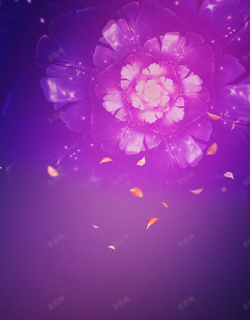 整形美容紫色简约海报jpg设计背景_新图网 https://ixintu.com 整形 海报 渐变 简约 紫色 紫色绚丽背景 美容 花朵