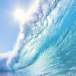 潜水器蓝色大海海浪钓鱼竿主图背景高清图片