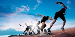奔跑高清无极限运动主义运动健康背景模板高清图片