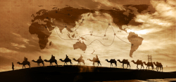 丝绸沙漠地图丝绸之路高清图片