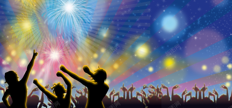 烟花节狂欢彩色banner背景矢量图ai设计背景_新图网 https://ixintu.com 剪影 天空 小清新 广告 文艺 梦幻 浪漫 激情 炫酷 烟花 烟花节 狂欢 素材 绚丽 背景 设计 矢量图