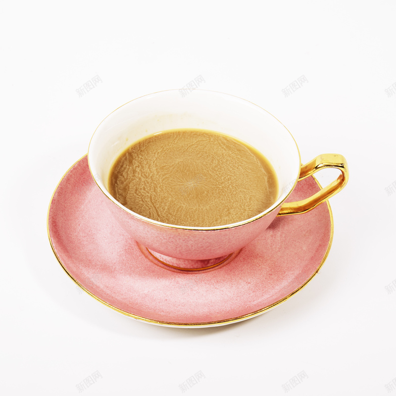 粉色的可爱杯子jpg设计背景_新图网 https://ixintu.com 咖啡 杯子 白底 简约