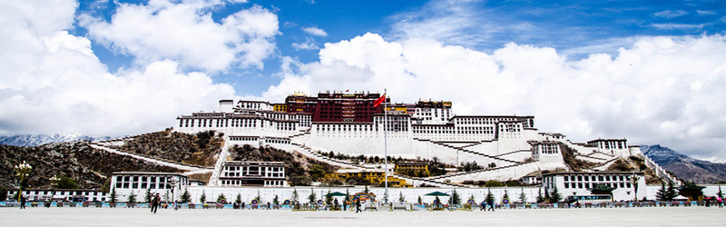 西藏布达拉宫建筑淘宝海报背景背景