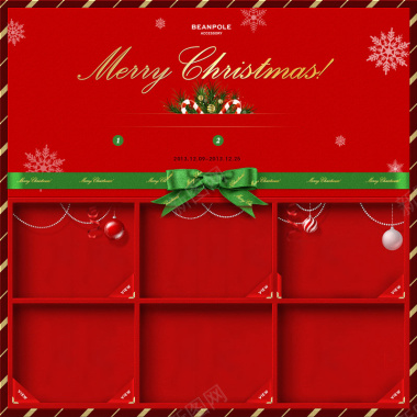 圣诞节红色柜子背景背景