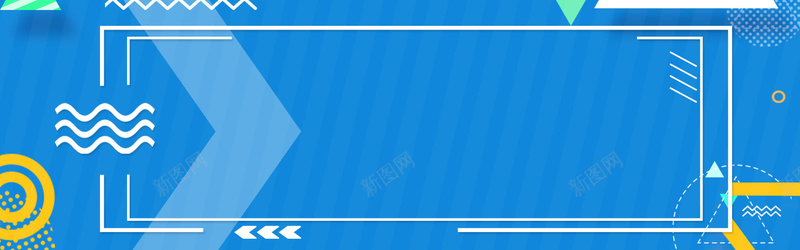 蓝色简约扁平几何方形banner海报背景psd设计背景_新图网 https://ixintu.com 上新 促销 减价 几何 女装 扁平 折扣 文艺 方形 服装 活动 淘宝 清新 电商 简约 蓝色