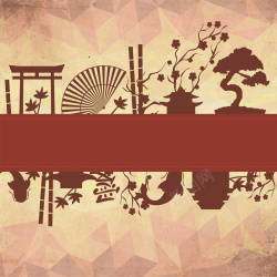 日本民俗和风日系文化海报背景材料高清图片