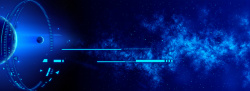科技感星空科技星空海报背景高清图片
