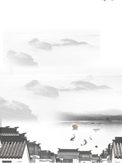 雅风创意中国风中式庭院高清图片