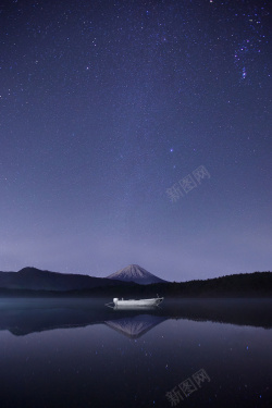 水墨风格节气标识白露文艺夜空梦幻星空banner高清图片