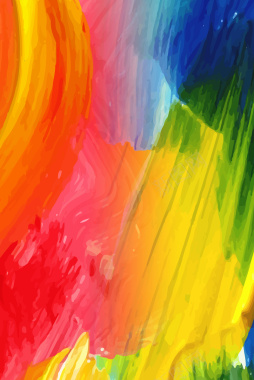 彩绘画笔颜料彩虹色背景图背景