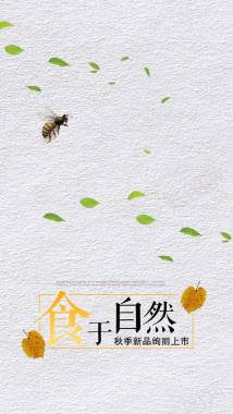 自然蜜蜂5H背景图背景