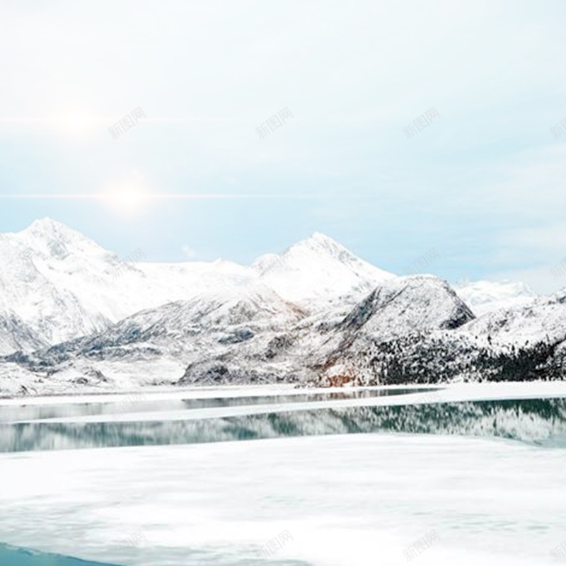 雪山家电冰箱空调PSD分层主图背景psd设计背景_新图网 https://ixintu.com 主图 冰柜 冰箱 家电数码 寒冷背景 淘宝 电风扇 直通车 空调 雪山背景