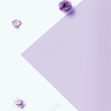 紫色简约几何化妆品psd分层主图背景背景
