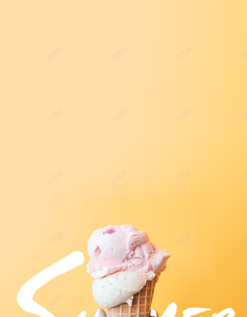 黄色夏季甜筒冰淇淋PSD分层H5背景psd设计背景_新图网 https://ixintu.com H5 PSD分层 冰淇淋 夏季 小清新 渐变 甜筒 简约 背景素材 黄色