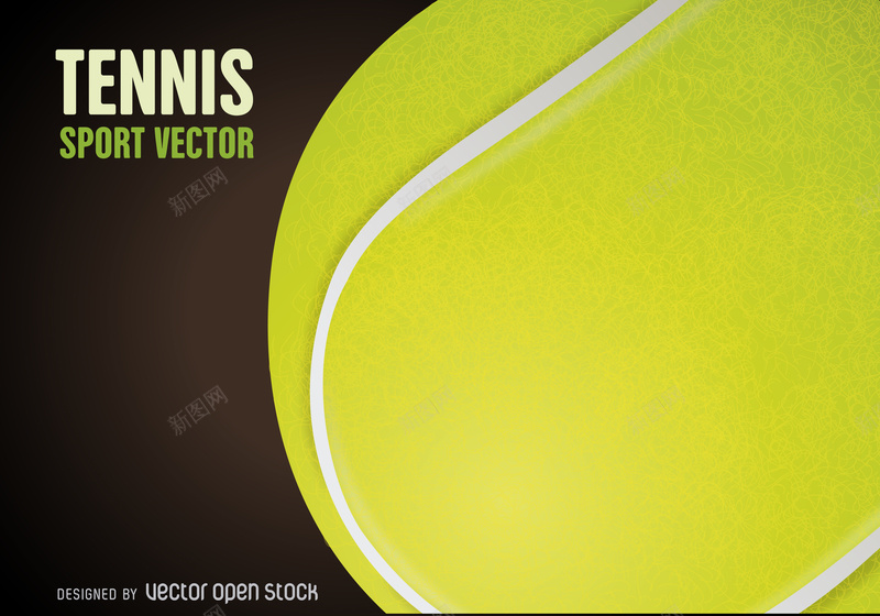 网球特写海报背景矢量图ai设计背景_新图网 https://ixintu.com 特写 素材 网球 网球比赛 背景 运动 矢量图