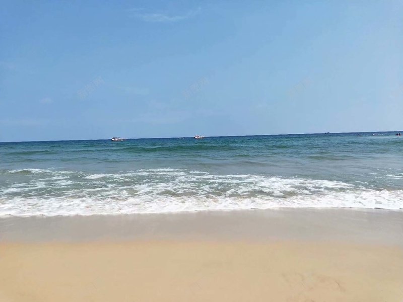 大海沙滩海景jpg设计背景_新图网 https://ixintu.com 沙滩 海 海水 蓝天