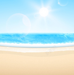 海洋浪花纹理矢量海洋风景沙滩阳光夏日背景高清图片