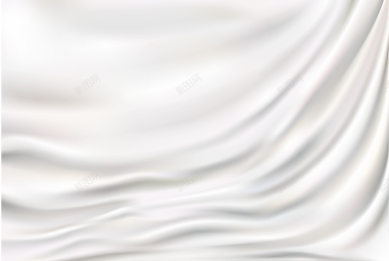 白色丝绸质感矢量背景ai设计背景_新图网 https://ixintu.com 丝绸 化妆品 柔滑 牛奶 白色 矢量背景开心 纹理 褶皱 质感 矢量图