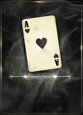 扑克牌娱乐卡片矢量背景背景