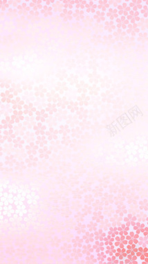 粉色可爱小花底纹H5背景背景