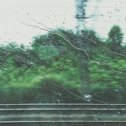 雨痕文艺小清新背景高清图片