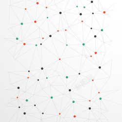 联通连接创意网状连点大数据矢量背景高清图片