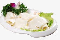 火锅菜涮肉鲜黄喉高清图片