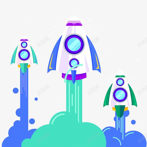 发射的火箭png免抠素材_新图网 https://ixintu.com 升天 卡通火箭 发射 太空宇宙 宇宙星球 星球 航天器 航天飞船 航空航天