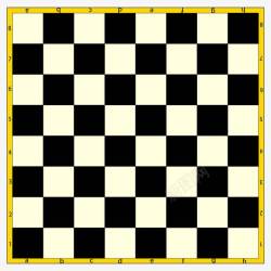 黑白棋子黑白国际象棋棋盘高清图片