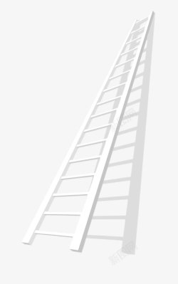 白色楼梯素材