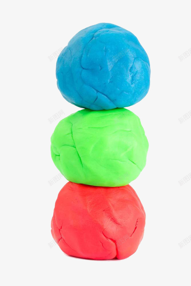 红蓝绿色的小圆球png免抠素材_新图网 https://ixintu.com 创意 卡通 商务 小圆球 手工 手绘 橡皮泥 玩具