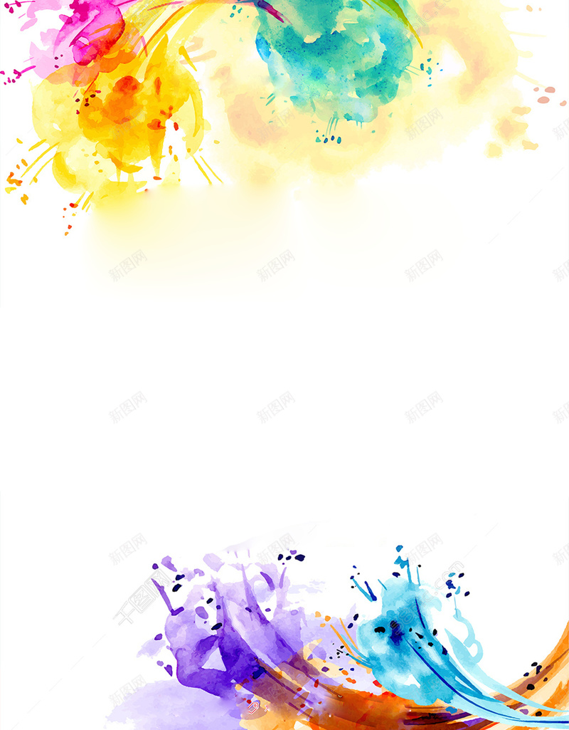 个性五彩海报jpg设计背景_新图网 https://ixintu.com 个性 宣传 彩色 手绘 文艺 油画 独特 绚丽 质感