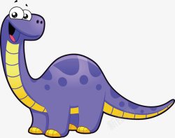 青蛙手绘卡通可爱动物蓝色恐龙素高清图片