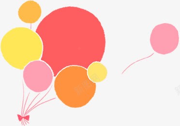 创意合成手绘扁平气球效果png免抠素材_新图网 https://ixintu.com 创意 合成 扁平 效果 气球
