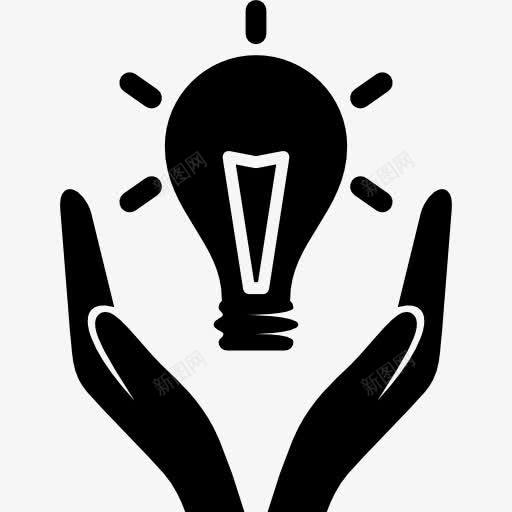负责能源使用图标png_新图网 https://ixintu.com 使用 手 手势 灯泡 能源 负责的 高效