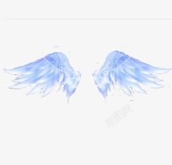 纹身翅膀白色天使羽毛高清图片