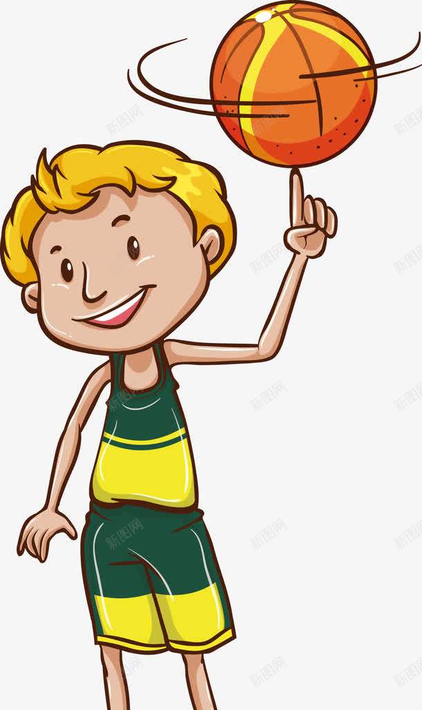 绿色少年花式篮球比赛png免抠素材_新图网 https://ixintu.com 决赛 少年 比赛 激动 绿色