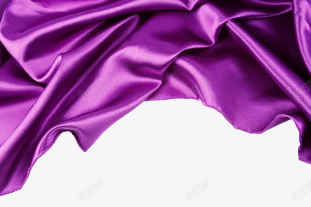 紫色豪华绸缎png免抠素材_新图网 https://ixintu.com 丝绸 光泽 实物 布帘 布绸 平滑 浪漫